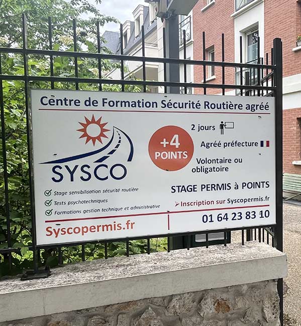 centre SYSCO ANPSR agréé en Seine-et-Marne pour stage permis à points